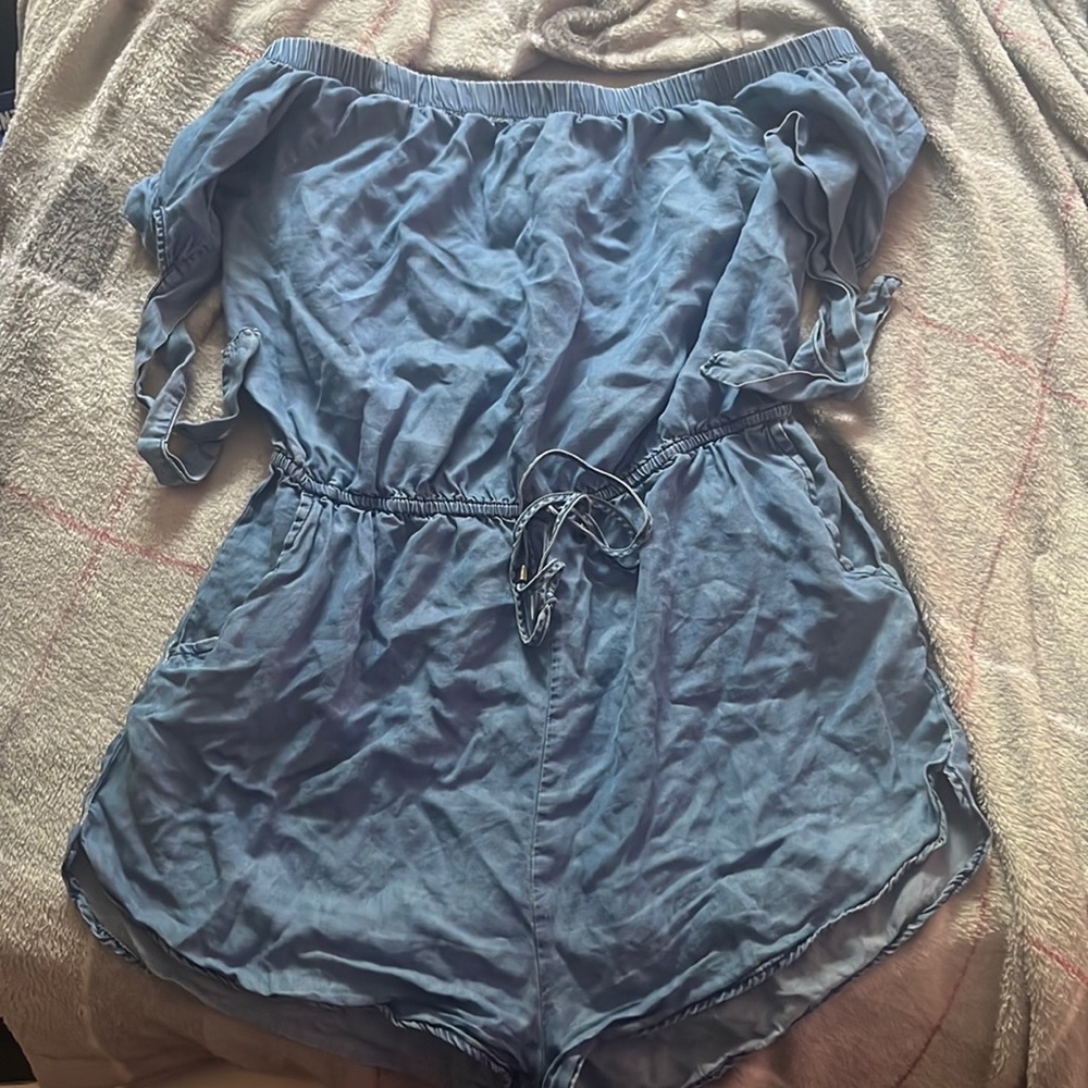 It’s a Jean like material romper